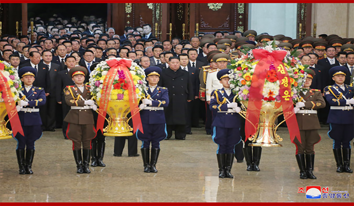 Supreme Leader Kim Jong Un Visits Kumsusan Palace of Sun